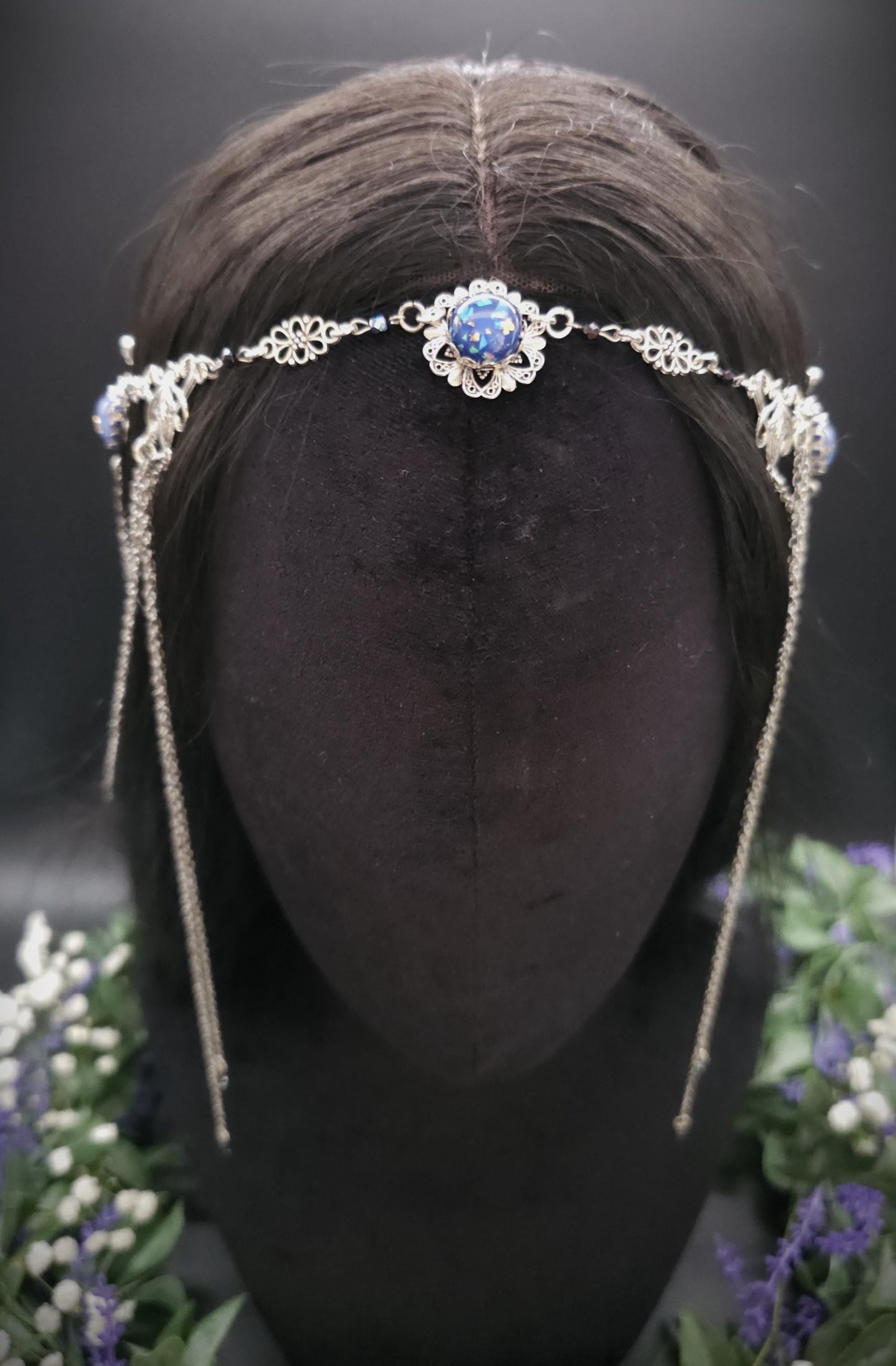 Headpiece / Tiara / Kopfschmuck, Braut Accessoire für Hochzeiten, handgefertigtes Unikat