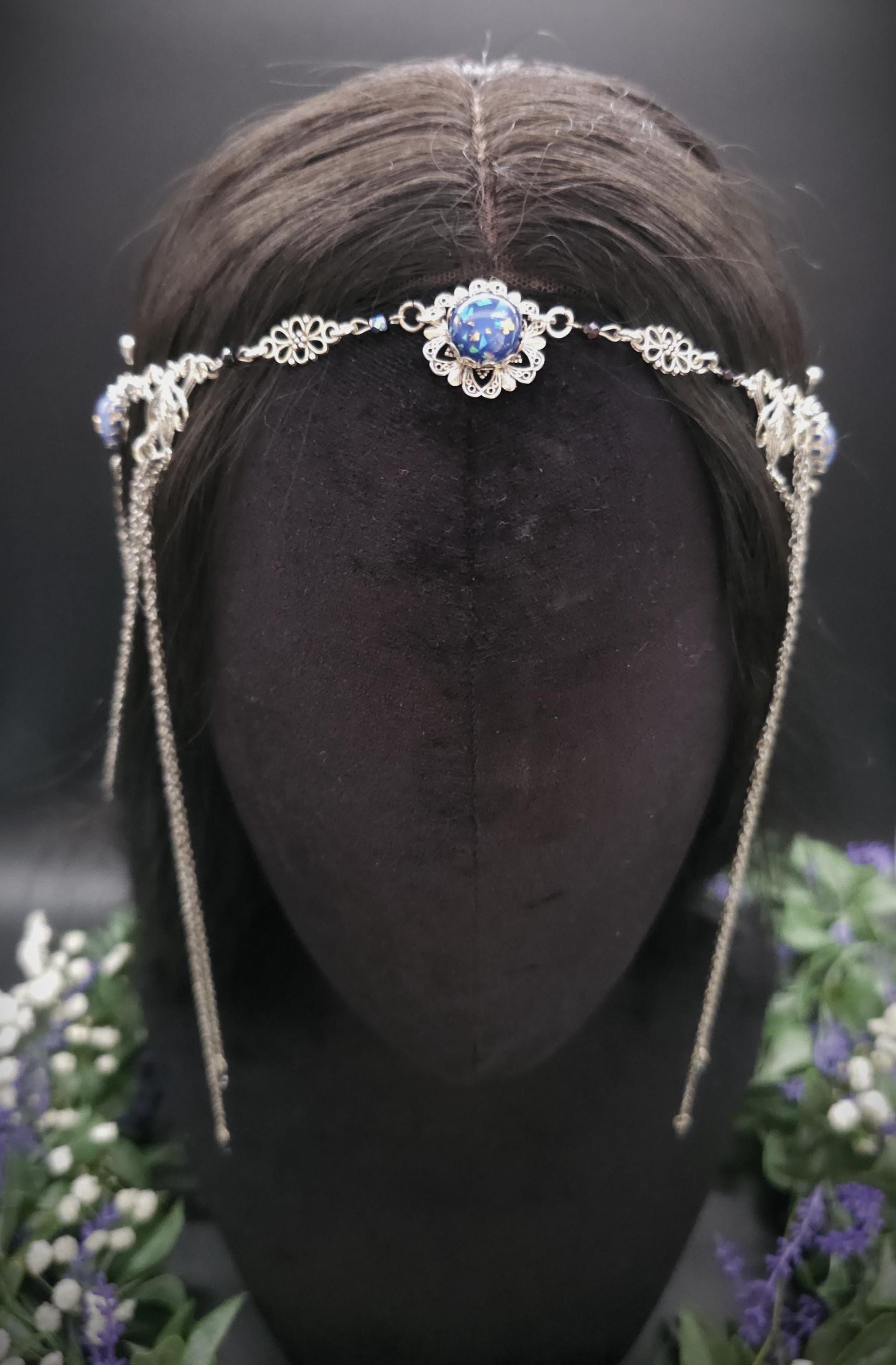 Headpiece / Tiara / Kopfschmuck, Braut Accessoire für Hochzeiten, handgefertigtes Unikat