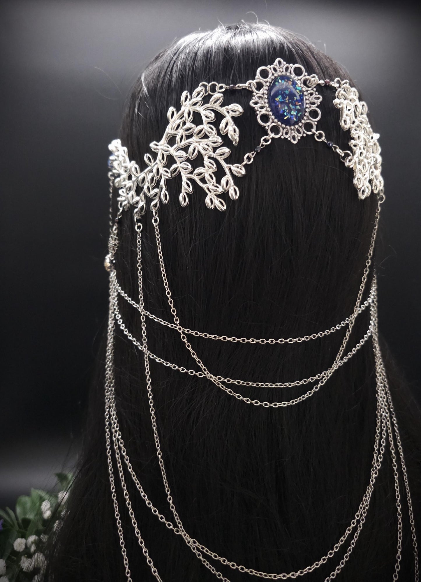Headpiece / Tiara / Kopfschmuck, Braut Accessoire für Hochzeiten, handgefertigtes Unikat