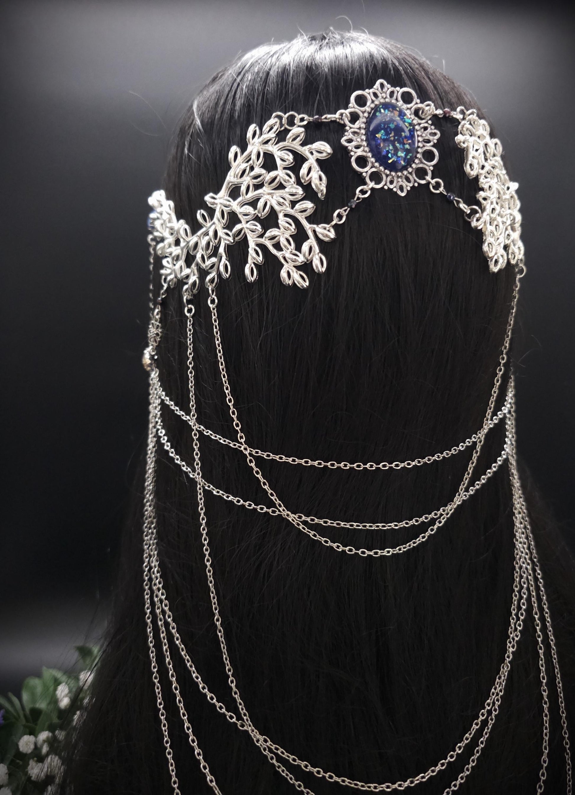 Headpiece / Tiara / Kopfschmuck, Braut Accessoire für Hochzeiten, handgefertigtes Unikat