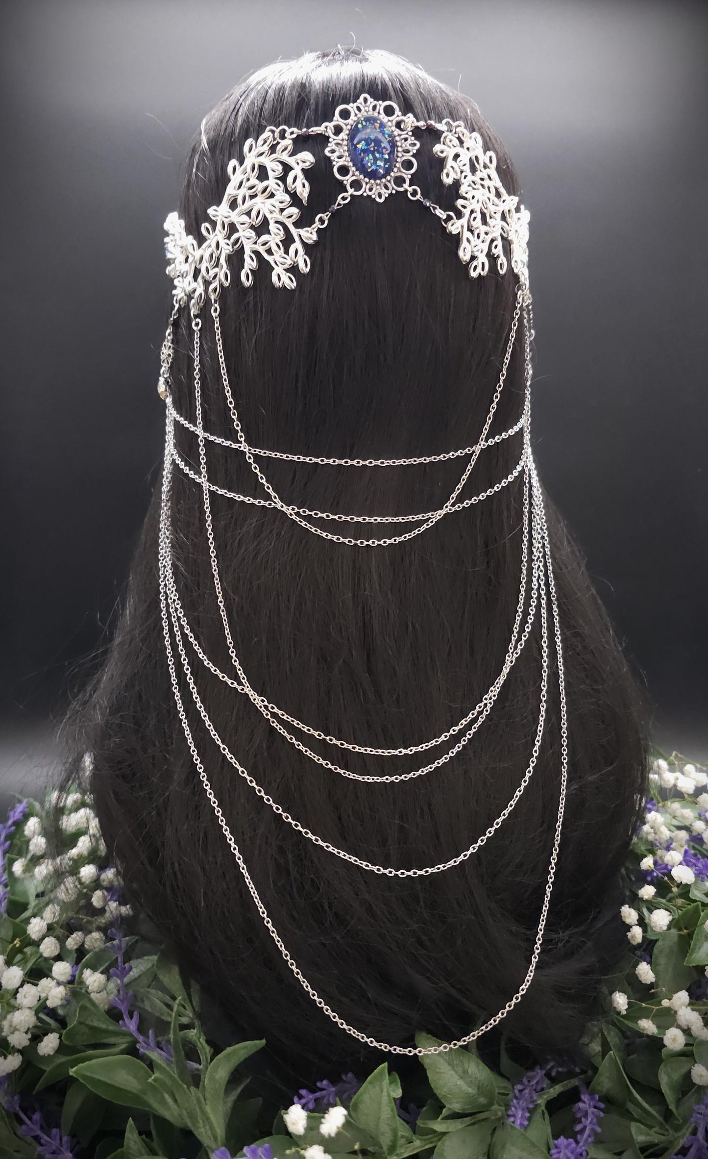 Headpiece / Tiara / Kopfschmuck, Braut Accessoire für Hochzeiten, handgefertigtes Unikat