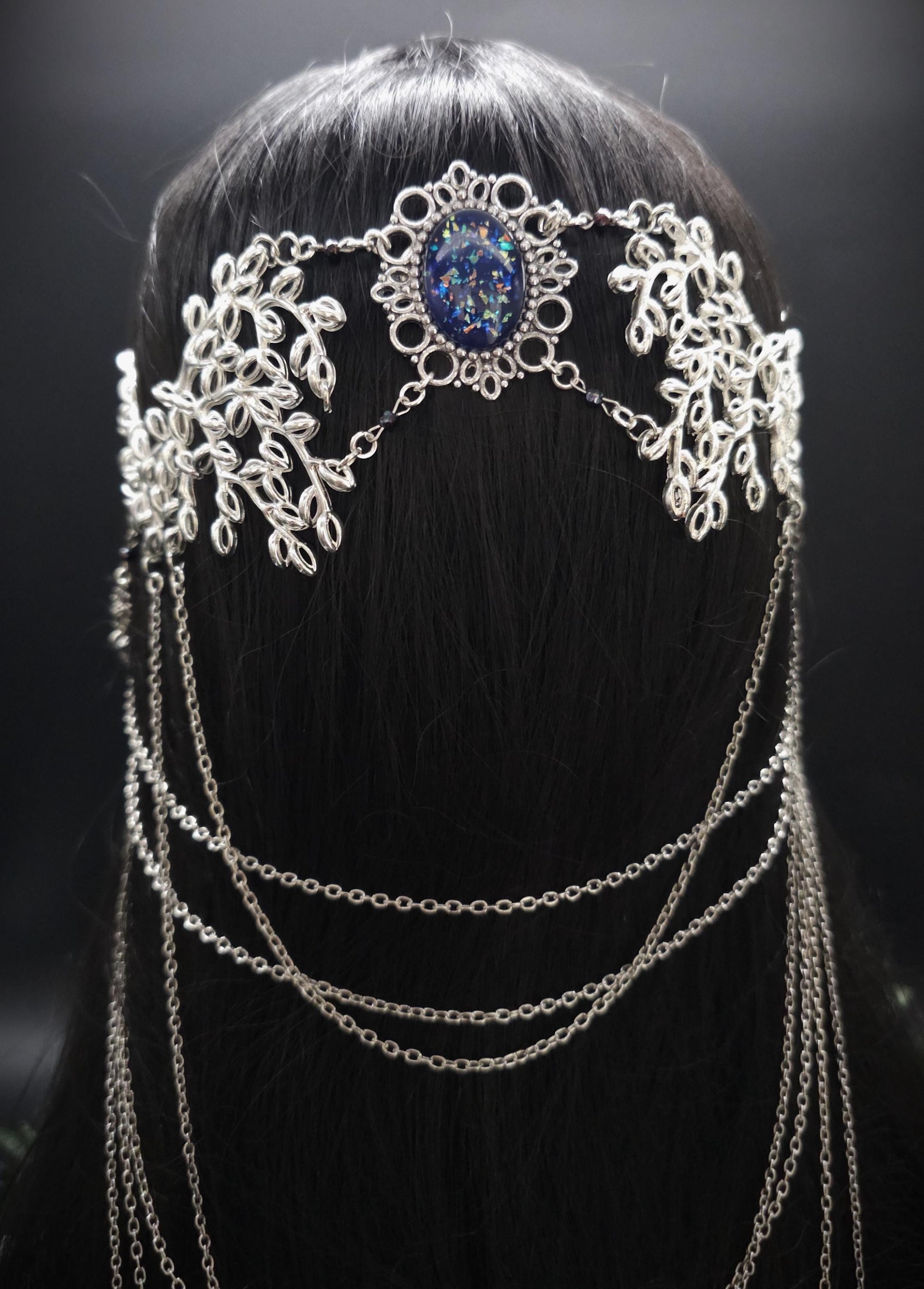 Headpiece / Tiara / Kopfschmuck, Braut Accessoire für Hochzeiten, handgefertigtes Unikat