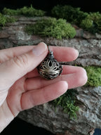 Light Necklace, Angelic Caller with Light, LARP Amulett, Magic, Elvish Pendant, Fantasy Choker, Fairy, Witch, Wicca, Magical Present, Pagan