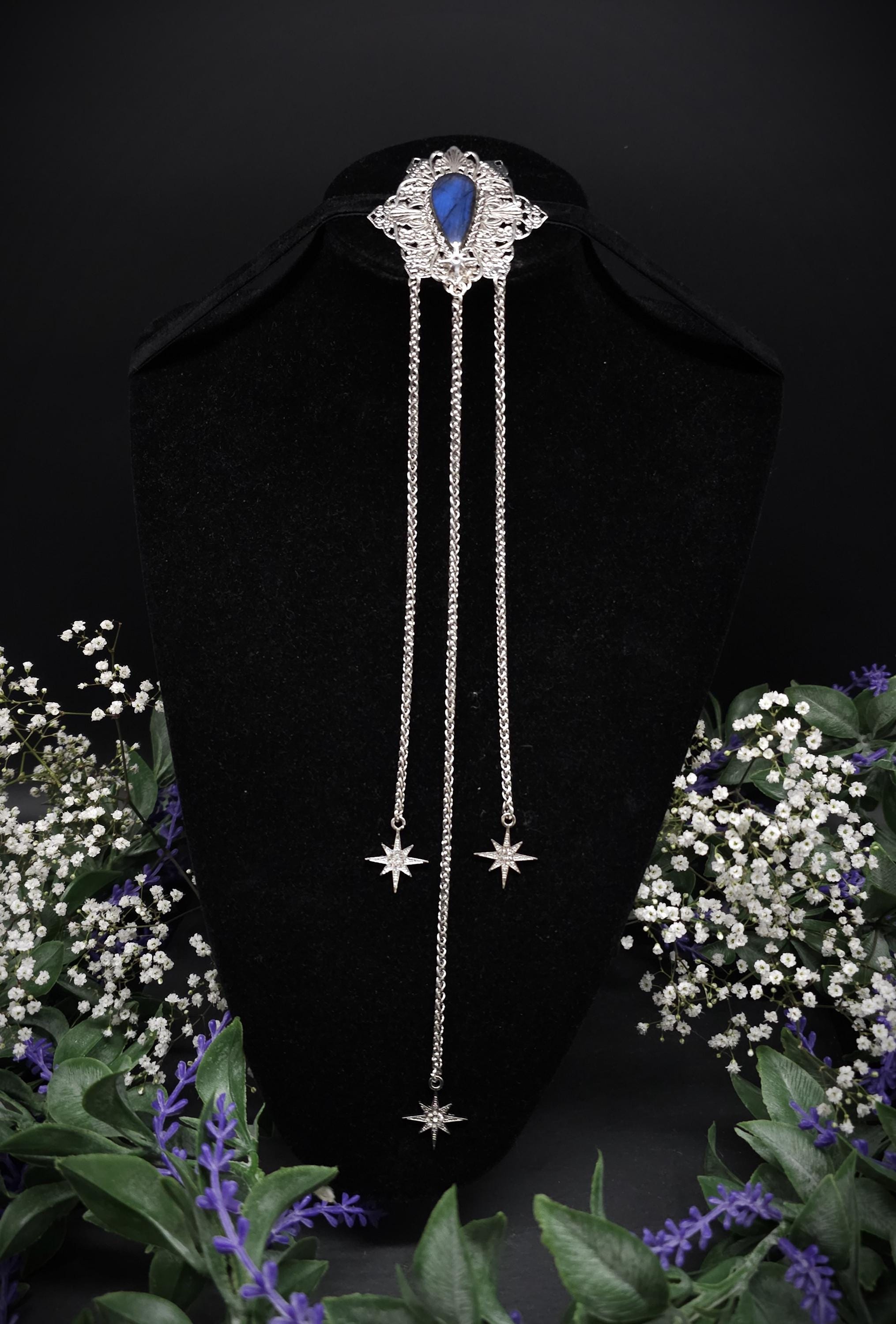 Fantasy Accessoire Brosche ~ Elfischer Fantasy Pin ~ Kostüm Schmuck
