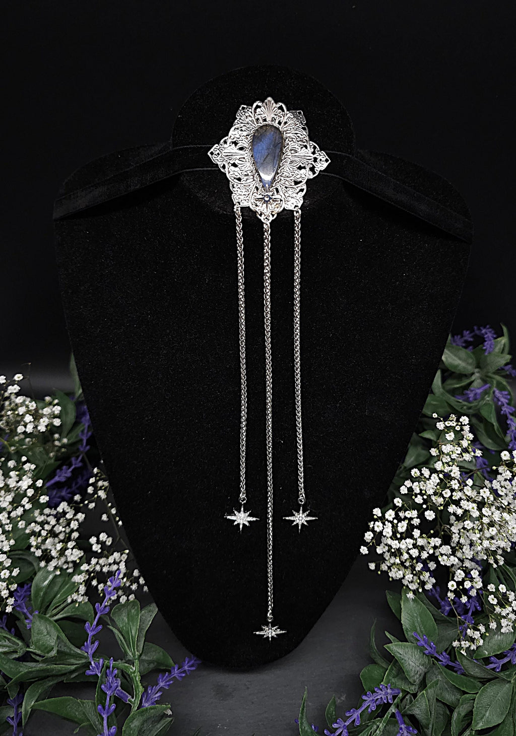 Fantasy Accessoire Brosche ~ Elfischer Fantasy Pin ~ Kostüm Schmuck