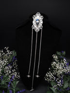 Art Nouveau Labradorite Brosche ~ Gothic, Fantasy & Mittelalter Accessoire