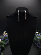 Kurze 925er Sterling Silber Stern-Ohrringe ~ Edelstahl Sterne ~ filigraner Ohrschmuck ~ Fantasy Ohrhaken