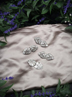 Vintage-Style Strass-Schließen ~ limitiert ~ Funkelnde Metallverschluss-Paare für DIY, Upcycling und Brautmode