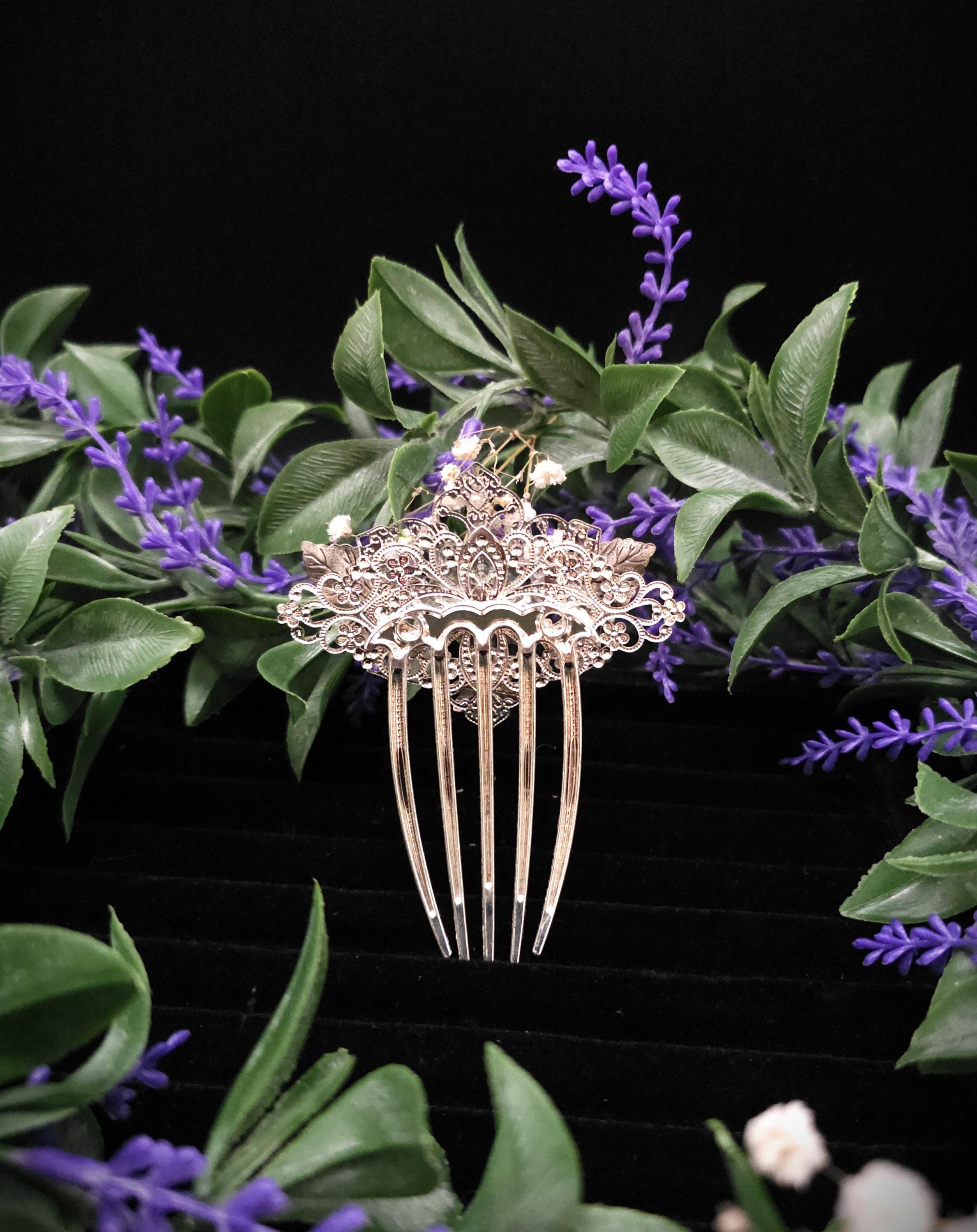 Braut Haarkamm ~ Woodland Wedding ~ Fairy Haarschmuck ~ Fantasy Haar Accessoire ~ Art Nouveau Schmuck