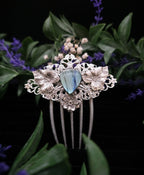 Braut Haarkamm ~ Woodland Wedding ~ Fairy Haarschmuck ~ Fantasy Haar Accessoire ~ Art Nouveau Schmuck