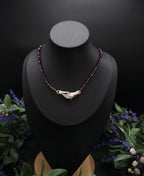 Magnetic Hand Choker ~ Farbauswahl ~ Garnet Necklace ~ Gothic Jewelry ~ Victorian Necklace ~ Alternative Bride