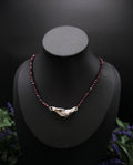 Magnetic Hand Choker ~ Farbauswahl ~ Garnet Necklace ~ Gothic Jewelry ~ Victorian Necklace ~ Alternative Bride