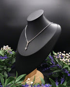 Sternen Halskette~ North Star Pendant ~ Edelstahl und Zirkonia ~ Celestial Jewelry ~ Adjustable Necklace