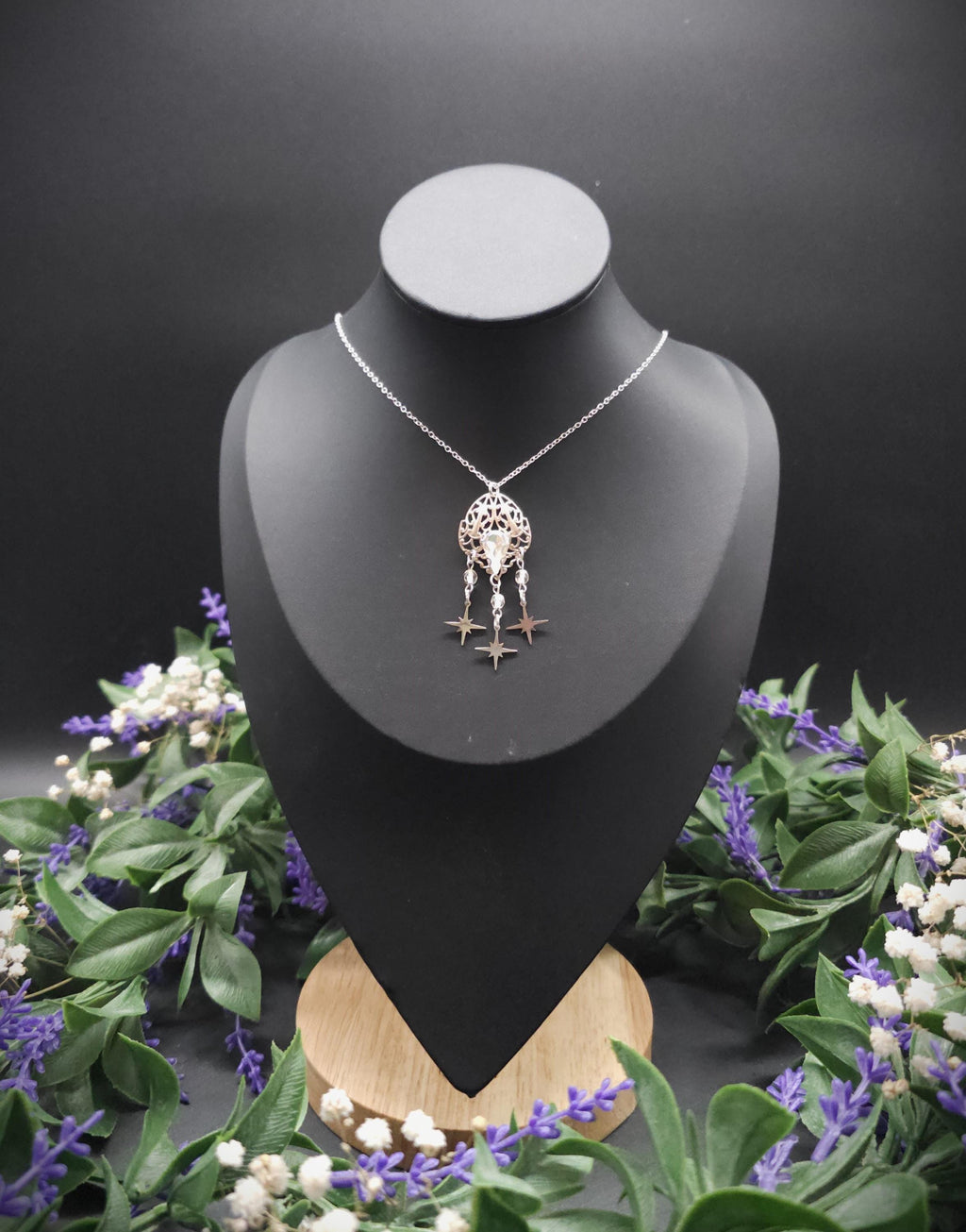 Sternen Halskette ~ Edelstahl Kette ~Fantasy Schmuck ~ Elfen Choker