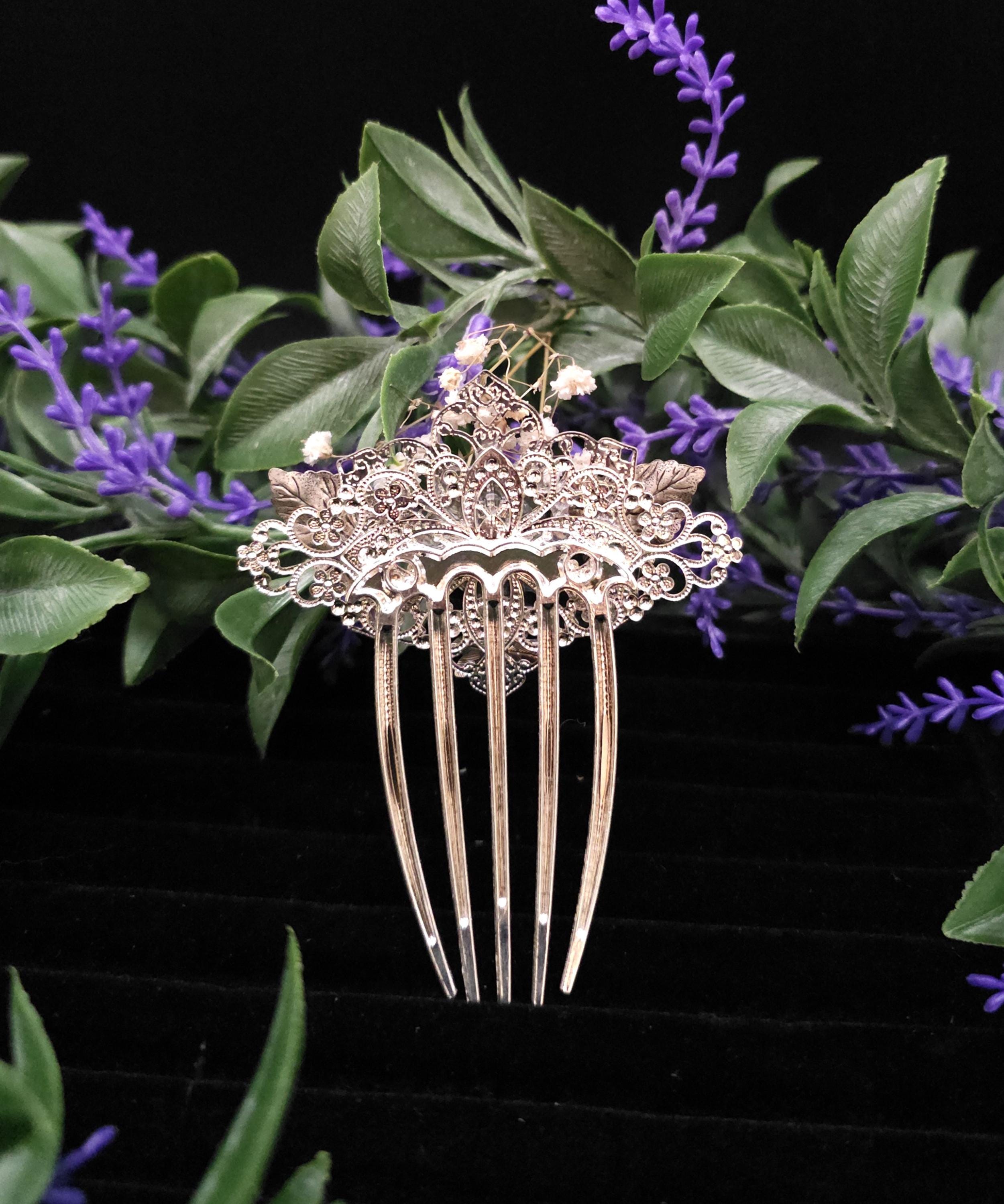 Braut Haarkamm ~ Woodland Wedding ~ Fairy Haarschmuck ~ Fantasy Haar Accessoire ~ Art Nouveau Schmuck