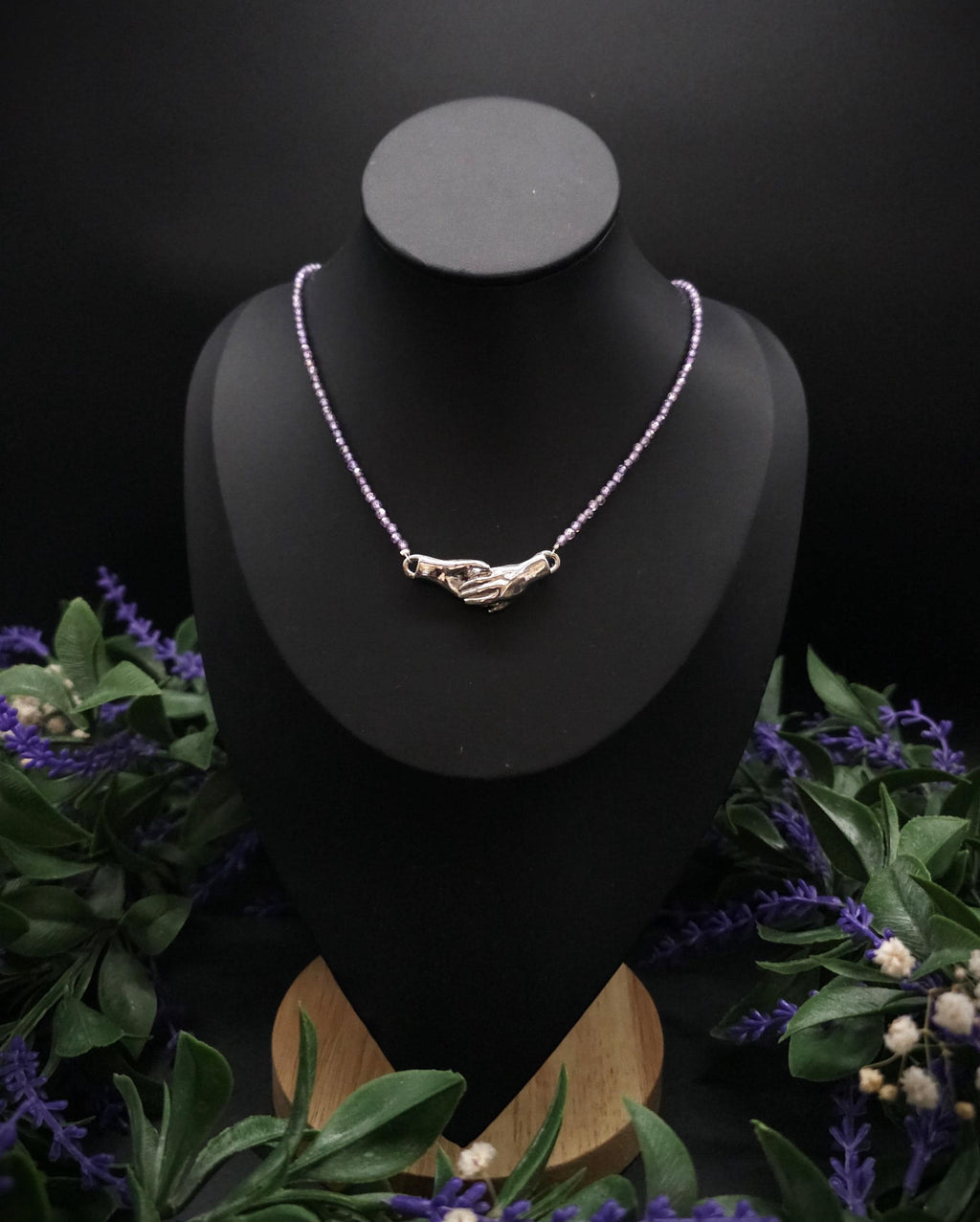 Magnetic Hand Choker ~ Farbauswahl ~ Garnet Necklace ~ Gothic Jewelry ~ Victorian Necklace ~ Alternative Bride