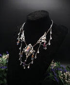 Regenbogen Labradorit Halskette ~ Art Nouveau Fantasy Collier ~ Fantasy Accessoire