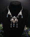 Dunkelblauer Labradorit Halskette ~ Art Nouveau Fantasy Schmuck ~ Hochzeitsschmuck