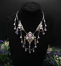 Regenbogen Labradorit Halskette ~ Art Nouveau Fantasy Collier ~ Fantasy Accessoire