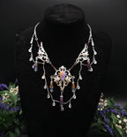 Regenbogen Labradorit Halskette ~ Art Nouveau Fantasy Collier ~ Fantasy Accessoire