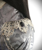 Broschen Paar ~ Kostüm Accessoire ~Pin Brosche Schalnadel ~ Hochzeits-Schmuck