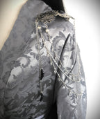 Broschen Paar ~ Kostüm Accessoire ~Pin Brosche Schalnadel ~ Hochzeits-Schmuck