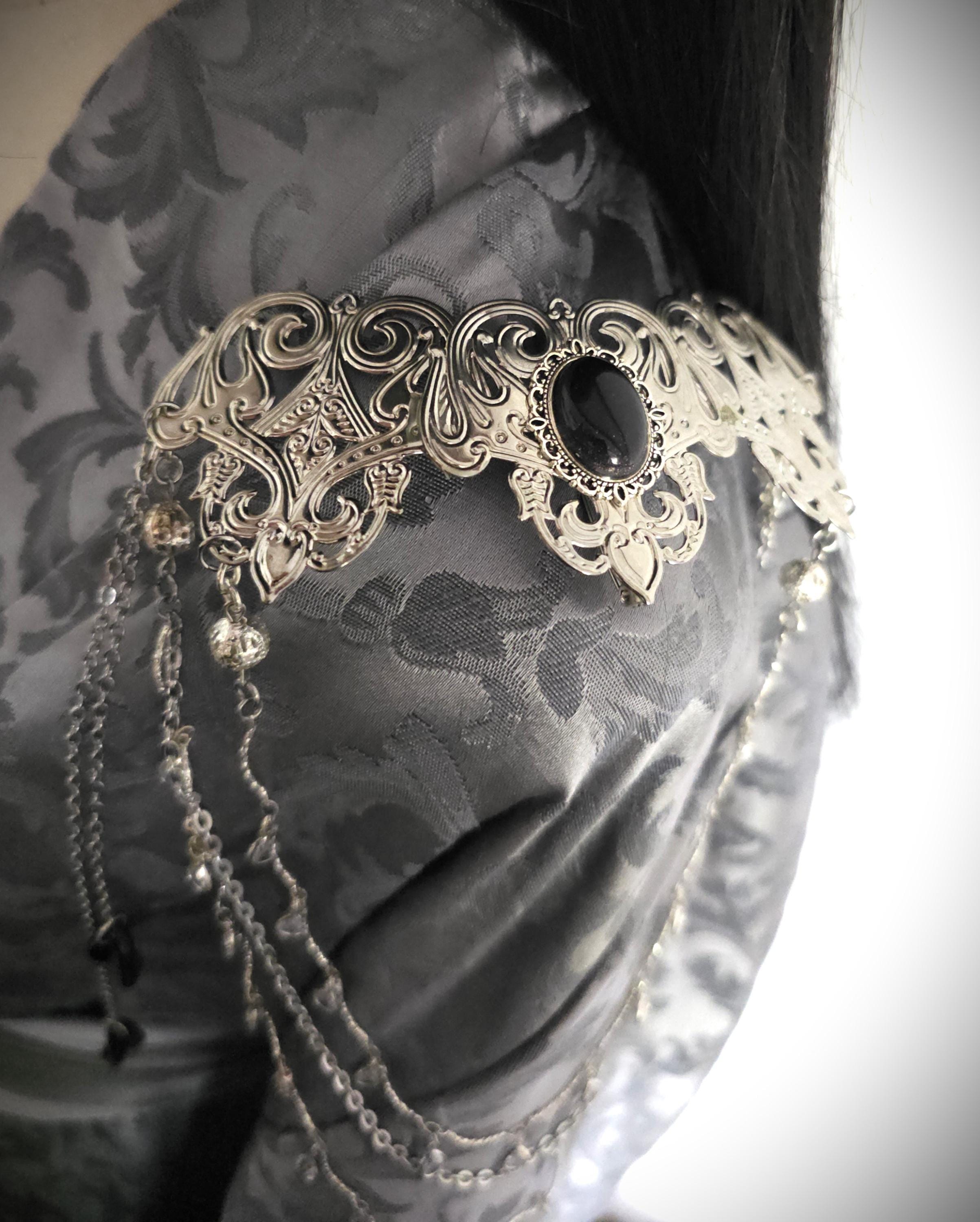 Broschen Paar ~ Kostüm Accessoire ~Pin Brosche Schalnadel ~ Hochzeits-Schmuck