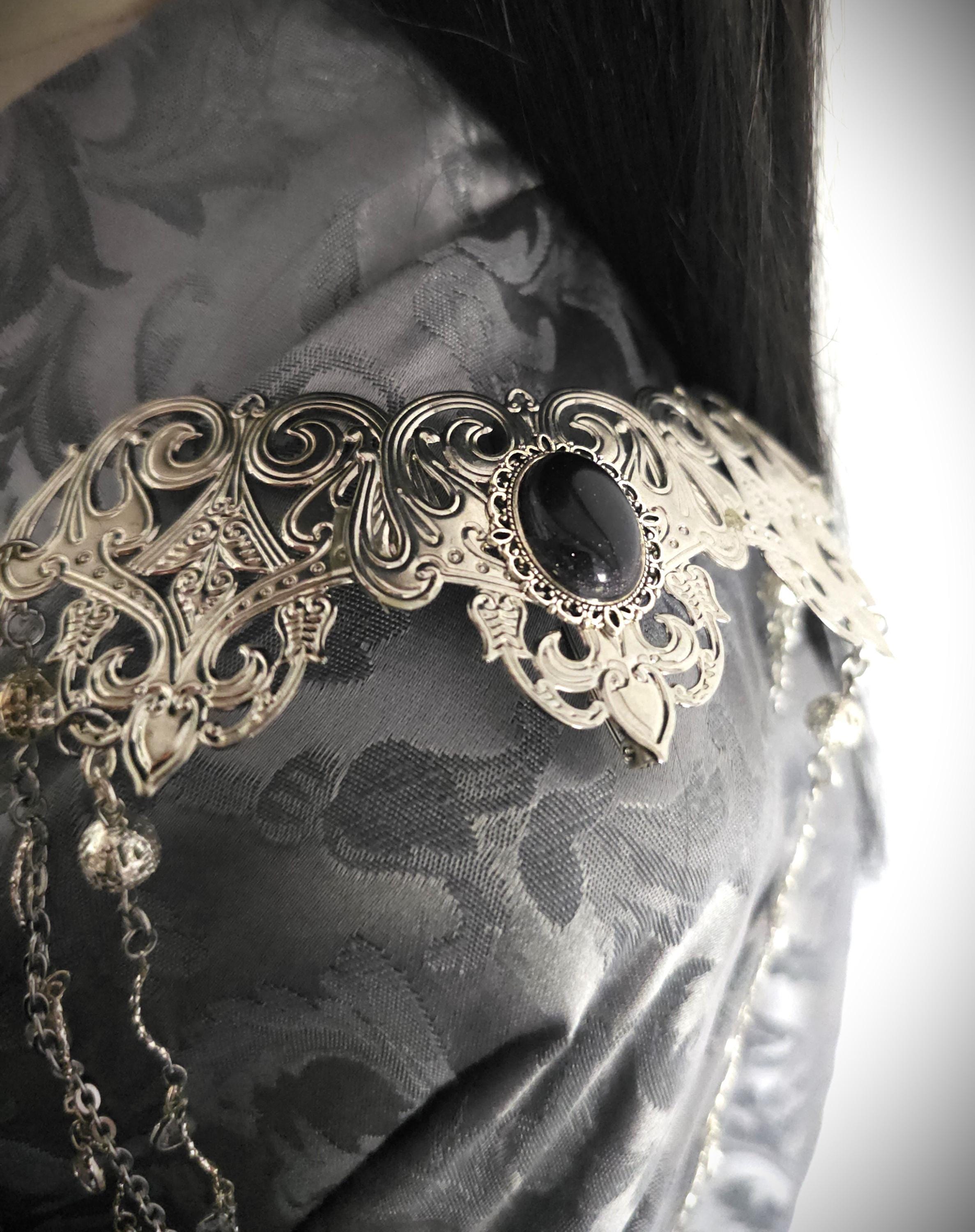 Broschen Paar ~ Kostüm Accessoire ~Pin Brosche Schalnadel ~ Hochzeits-Schmuck
