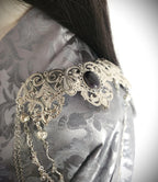 Broschen Paar ~ Kostüm Accessoire ~Pin Brosche Schalnadel ~ Hochzeits-Schmuck
