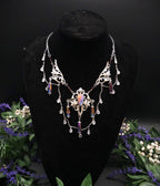 Regenbogen Labradorit Halskette ~ Art Nouveau Fantasy Collier ~ Fantasy Accessoire