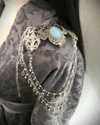 Broschen Paar ~Kostüm Accessoire ~Pin Brosche Schalnadel ~ Hochzeits-Schmuck