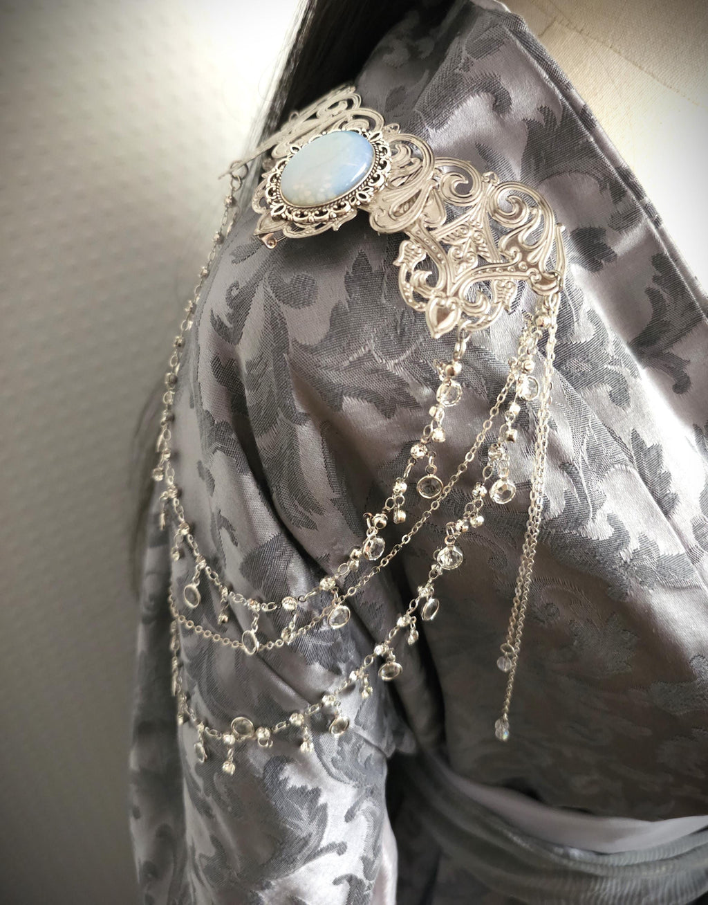 Broschen Paar ~Kostüm Accessoire ~Pin Brosche Schalnadel ~ Hochzeits-Schmuck