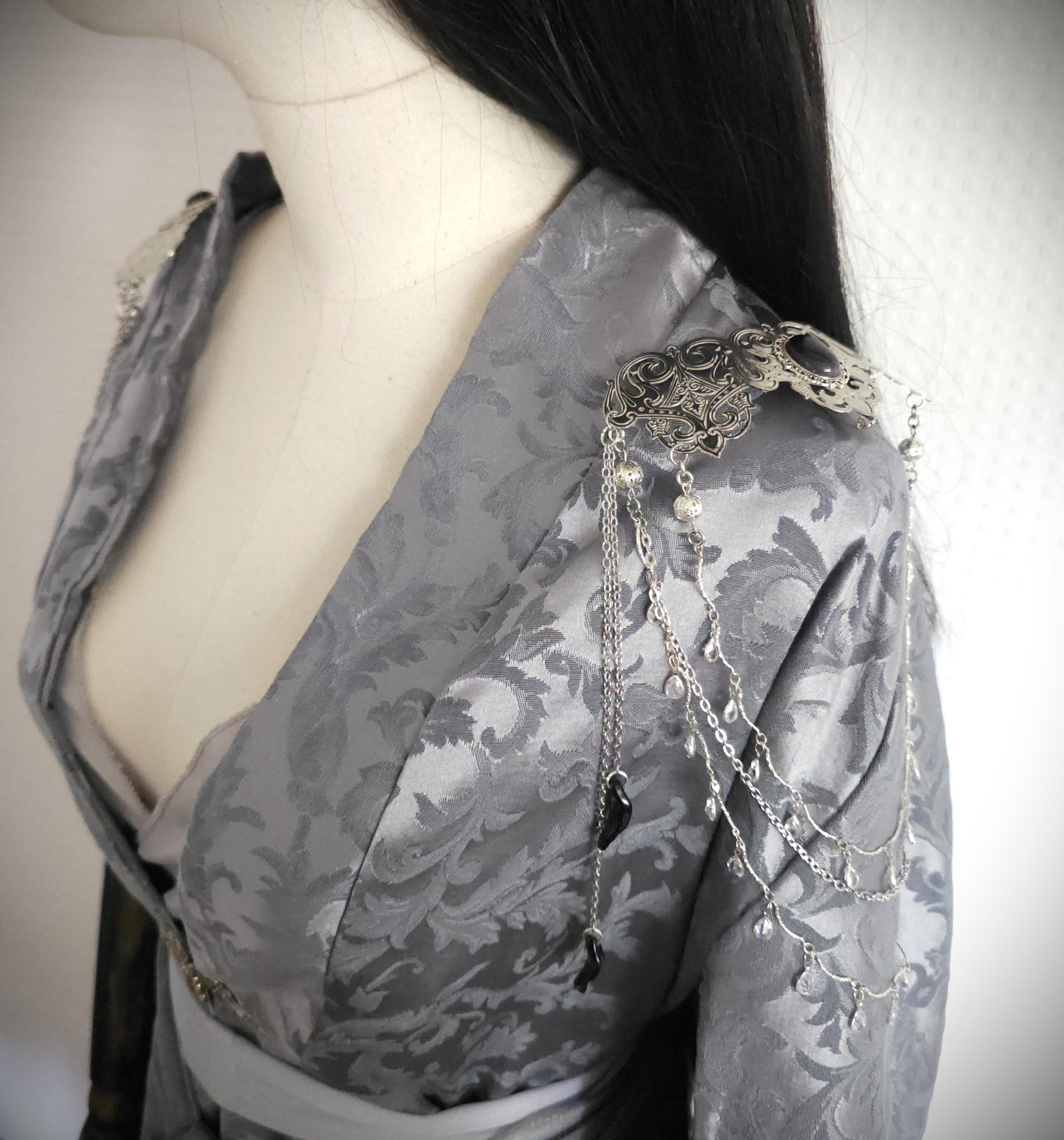 Broschen Paar ~ Kostüm Accessoire ~Pin Brosche Schalnadel ~ Hochzeits-Schmuck