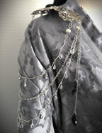 Broschen Paar ~ Kostüm Accessoire ~Pin Brosche Schalnadel ~ Hochzeits-Schmuck