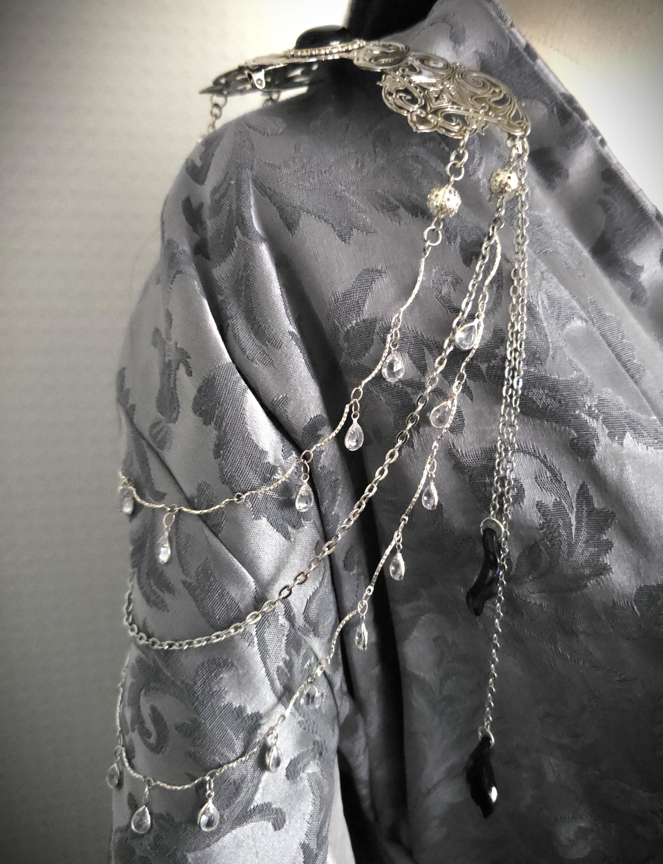 Broschen Paar ~ Kostüm Accessoire ~Pin Brosche Schalnadel ~ Hochzeits-Schmuck