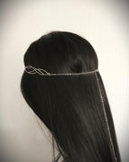 Braut Diadem ~ Größenverstellbarer Stirnschmuck ~ Versilberte Tiara ~ Elfen Krone