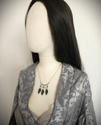 Edelstahl Halskette ~ Stern Kette ~ Celestial Schmuck ~ Fantasy Choker ~ Gothic Schmuck