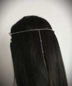 Elfen Diadem mit Blättern ~ versilberte Tiara ~ größenverstellbar ~ Fantasy Hochzeit ~Brautschmuck