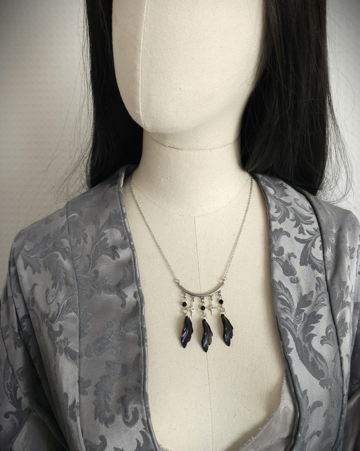 Edelstahl Halskette ~ Stern Kette ~ Celestial Schmuck ~ Fantasy Choker ~ Gothic Schmuck