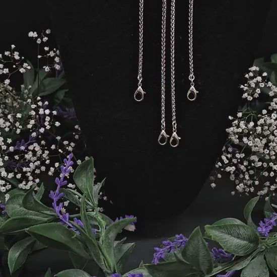 Art Nouveau Labradorite Châtelaine Clip: Handmade Costume Accessory