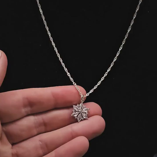 Zirkonia Schmuck-Set ~ 925er Sterling Silber Set ~ Geschenk ~ Sternenschmuck Geschenkidee