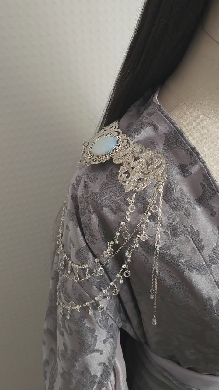 Broschen Paar ~Kostüm Accessoire ~Pin Brosche Schalnadel ~ Hochzeits-Schmuck