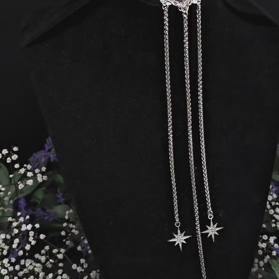 Fantasy Accessoire Brosche ~ Elfischer Fantasy Pin ~ Kostüm Schmuck