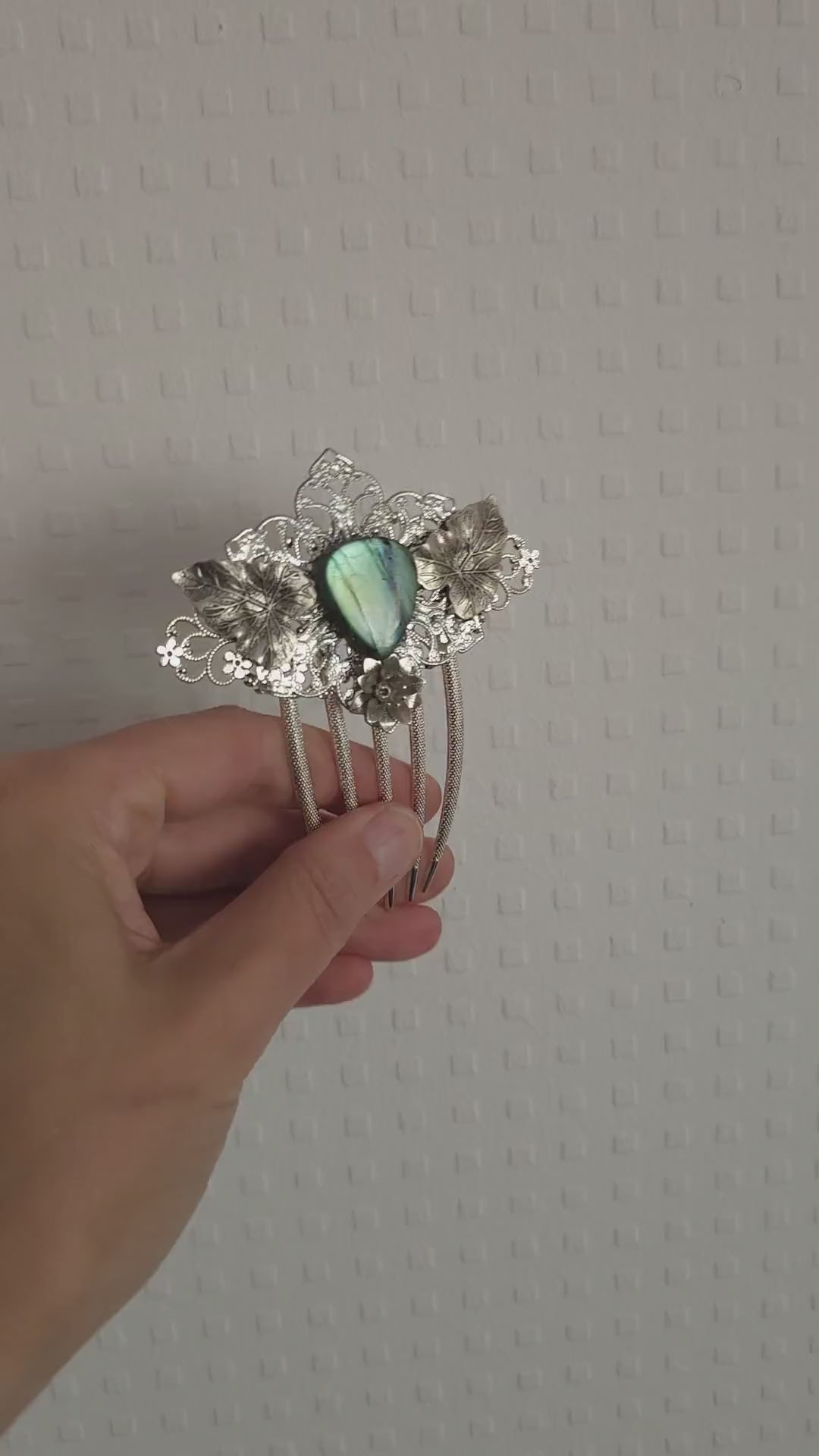 Braut Haarkamm ~ Woodland Wedding ~ Fairy Haarschmuck ~ Fantasy Haar Accessoire ~ Art Nouveau Schmuck